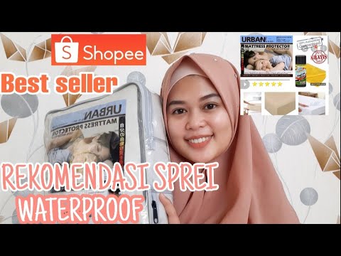 SHOPEE HAUL BARANG  SPREI BAGUS | WATERPROOF ANTI OMPOL BEST SELLER