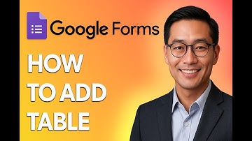 How To Add Table In Google Forms Questions [Quick Tutorial]
