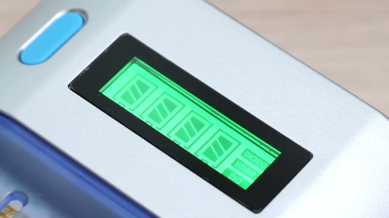 Caricabatterie Universale EBL 906 Per Batterie AA AAA C D E 9V - Display LCD, Ricarica Rapida E Sicura - Foto 10