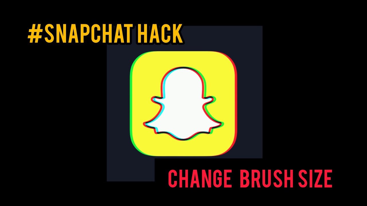 How To Change The Brush Size In Snapchat Youtube