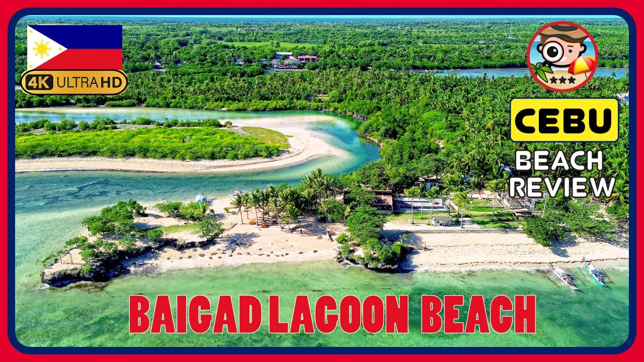 🇵🇭 Baigad Lagoon Bantayan (Hidden Gem in Bantayan - very cool spot🧘) 4K Walking Tour / Beach Review