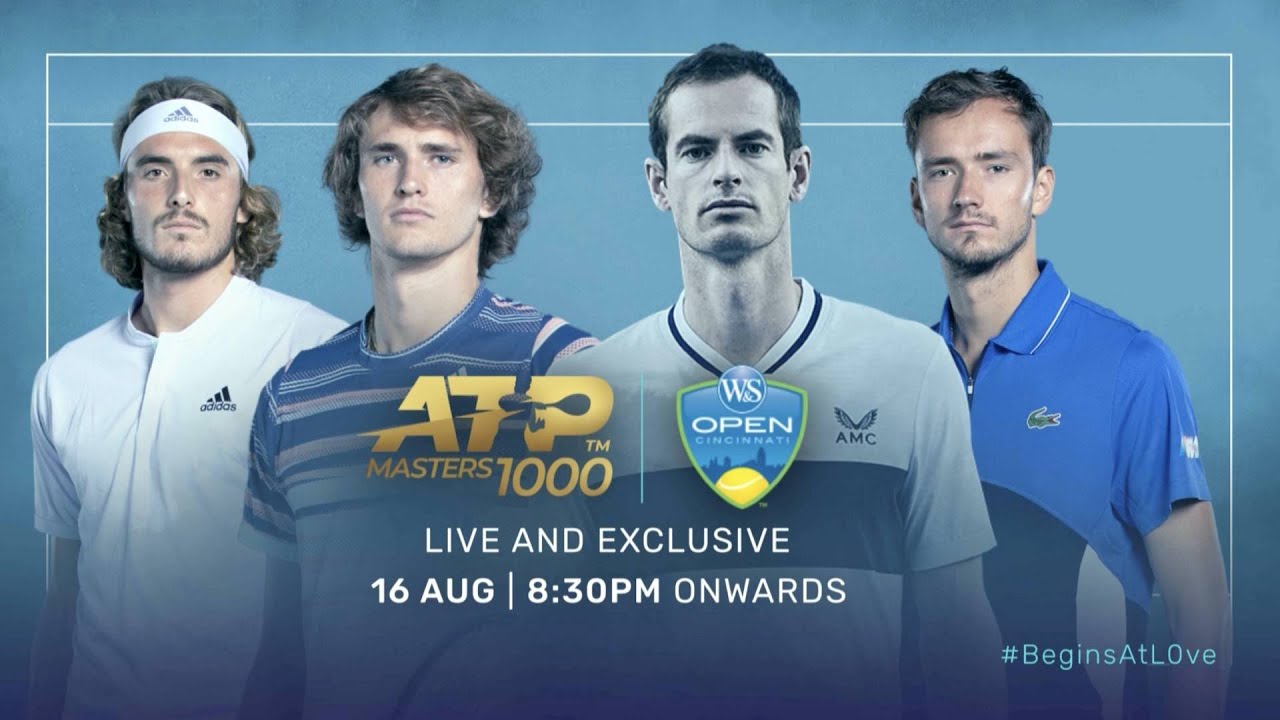 ATP Masters 1000 Western and Southern Open (Cincinnati) LIVE and Exclusive on Voot Select