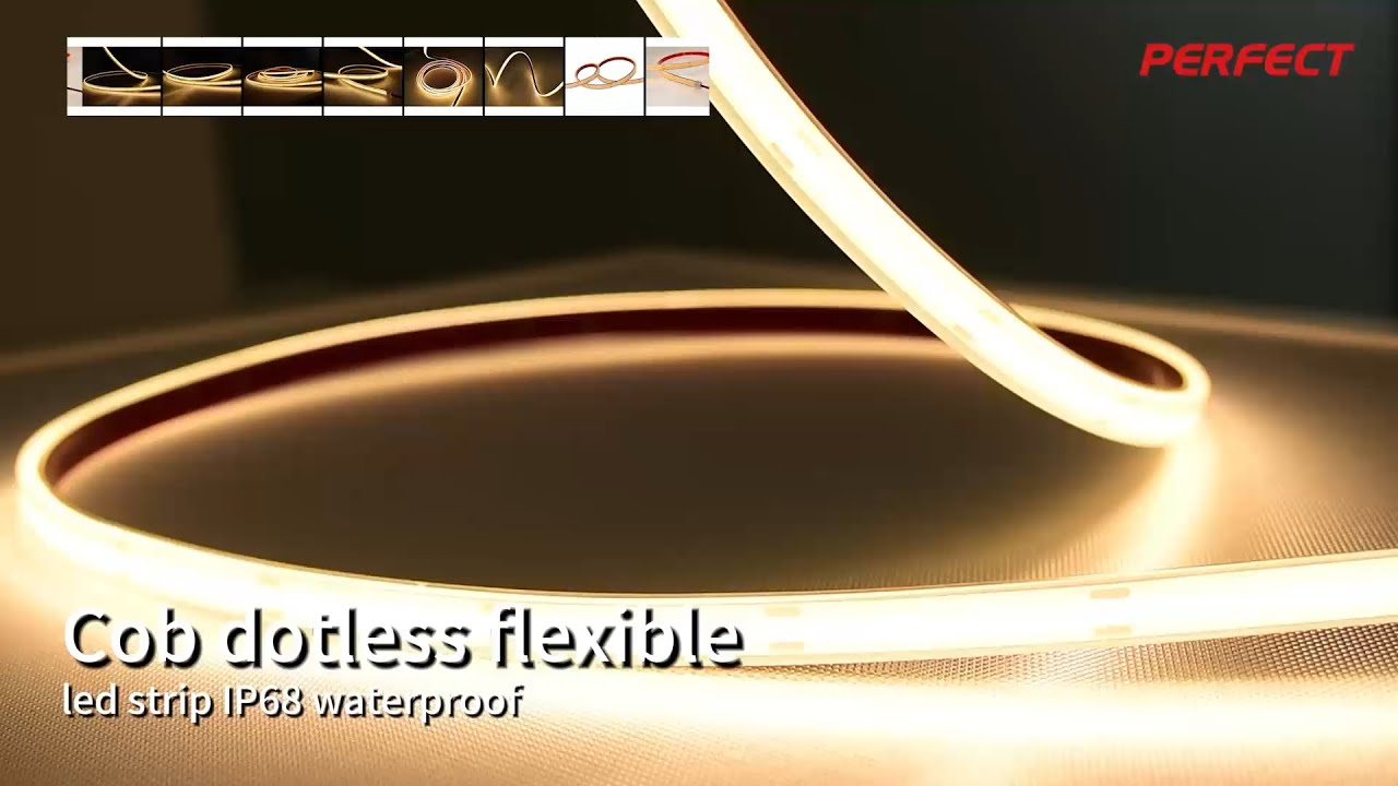 COB Follow IC Flexible Addressable LED Strip Single color 3000k/4000k/6500k 320 Leds/M 10MM