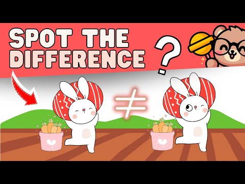 Spot the Difference | Find the Difference | Easter Edition