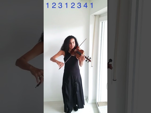 Deck The Hall 🎻 Violin u0026 Viola Tutorial With Color Coded Strings class=