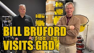 Bill Bruford visits Graham Russell Drums