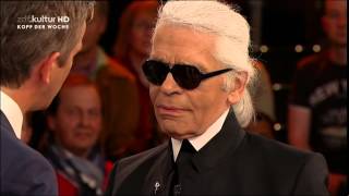 Markus Lanz trifft Karl Lagerfeld