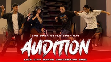 Cat Lady & Robin Hood vs Glow & SY | Audition | 2v2 Open Style Open Cat | Lion City Dance Convention