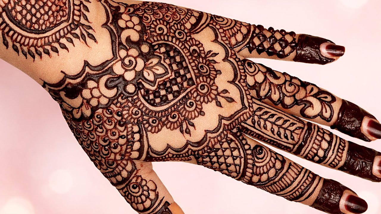 Top 3 Amazing Back Hand Mehndi Design Tutorial || Full Hand Mehndi Design Step By Step