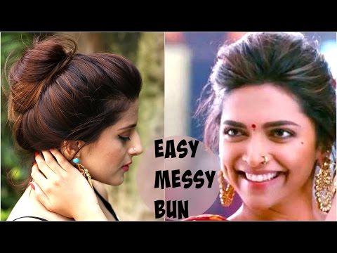 Sonam Kapoor's GLAMOROUS Hairstyle-5 Minute Romantic Bun Hairstyle/Indian  Hairstyles For Medium Hair - YouTube