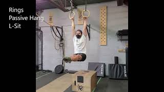 Ring Passive Hang L Sit