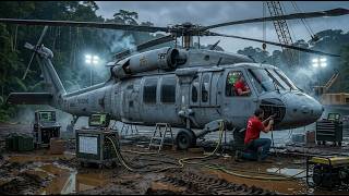 Abandoned in the Jungle Since the War – Fully Restored Black Hawk Helicopter | Full ASMR Restoration