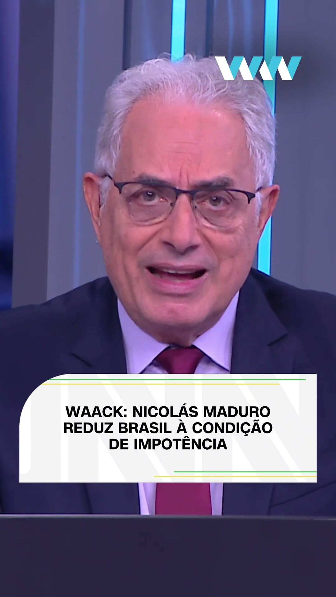 Venezuela: Maduro reduz Brasil à condição de impotência, diz Waack #Shorts