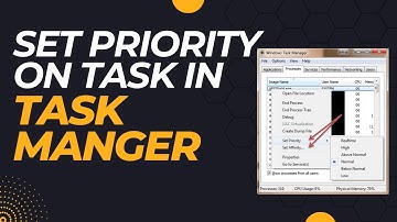 How to Set Priority On Task in Task Manager |  Prioritize Task Manager