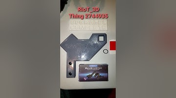 The first upgrade for the Creality CR-10 mini is this Micro SD to SD card adapter mount by RioT_3D