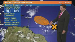 We could have Tropical Storm Chantal soon