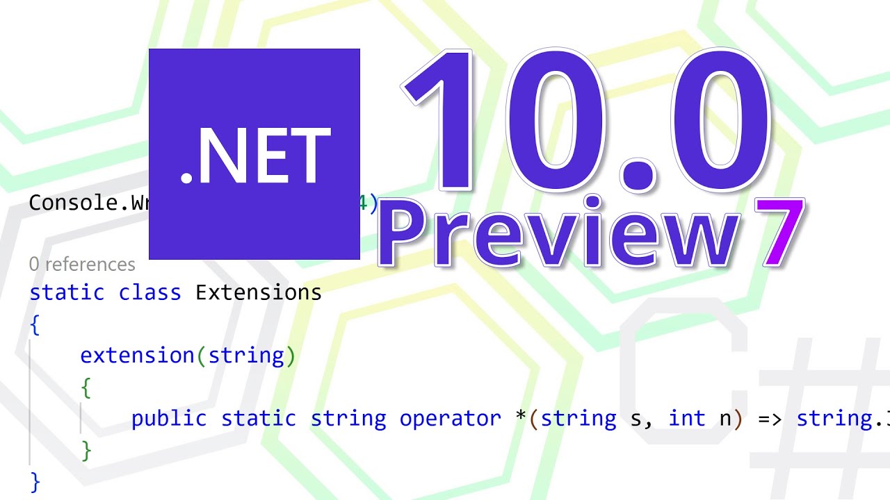 .net 10 - in Images High Quality Grahic .NET 10.0 Preview 7 - YouTube