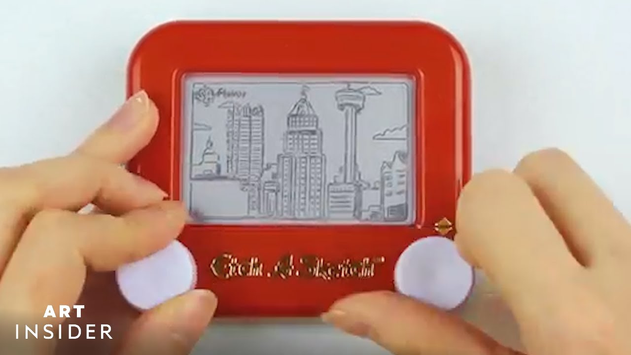 Artist uses Etch A Sketch to create amazing drawings  CNN