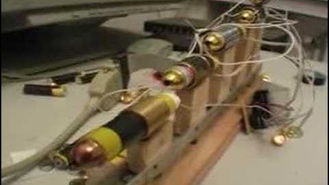 Laser text projector 360 degrees - prototype