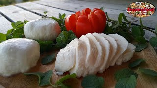 كيف تحضر جبنة الموتزاريلا في المنزل بمكونين How to prepare mozzarella cheese at home with two ingred