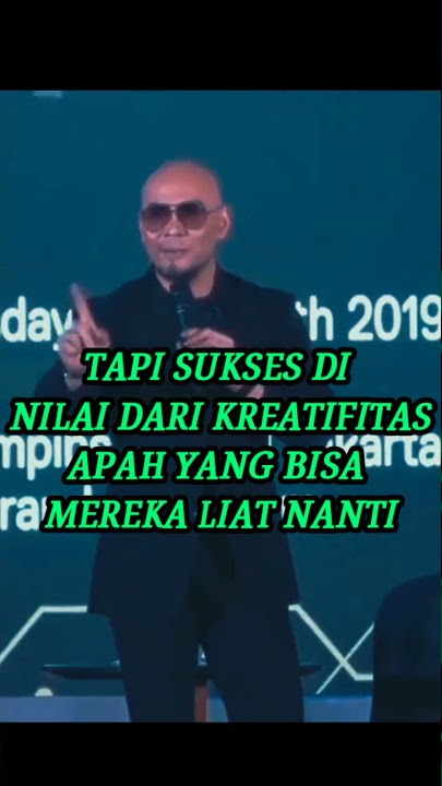 story wa deddy corbuzier!! sukses tidak melihat dari nilai sekolah