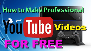 How to make Professional YouTube PS4 Gameplay Videos using SHARE factory NO LAPTOP! NO CAPTURE CARD!