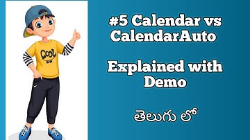 5) Difference between CALENDAR vs CALENDARAUTO in DAX Telugu