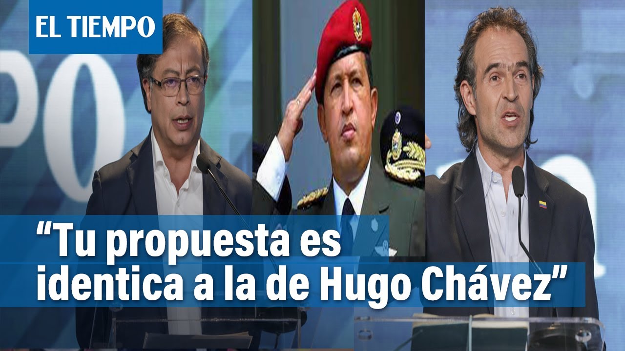 Gustavo Petro y Federico Gutiérrez discuten sobre gobierno de Hugo Chávez | El Tiempo