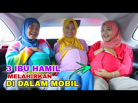 TANTANGAN 24 JAM JADI IBU HAMIL MELAHIRKAN DI DALAM MOBIL | CHIKAKU CHANNEL