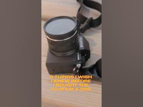 3 Things I wish I knew before I bought the Fujifilm X-S20. #fujifilm #