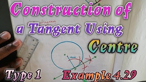 TN 10th Maths|Geometry|Construction of Tangents to a circle using it