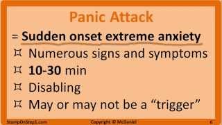 Anxiety Disorders: OCD, PTSD, Panic Attack, Agoraphobia, Phobias, GAD Generalized