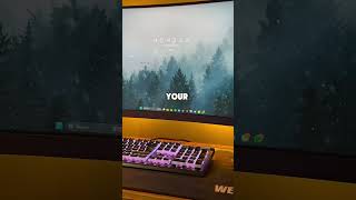 Transparent taskbar hack! #translucenttb #pctips #pctipsandtricks  #gamingsetup #techtok