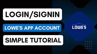 Как войти в приложение Lowe's | Вход в учетную запись screenshot 5