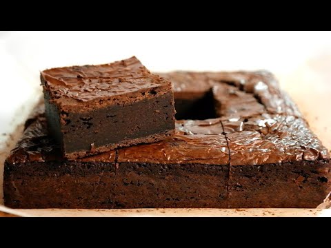 sub 퍼지 브라우니 만들기  Fudgy Brownies recipe