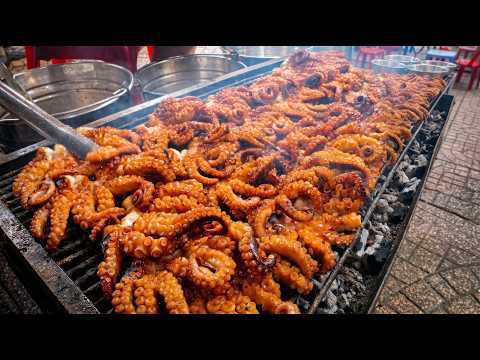Street Seafood PARADISE! Cheap and Fresh Optus and Lobster | Asian Seafood