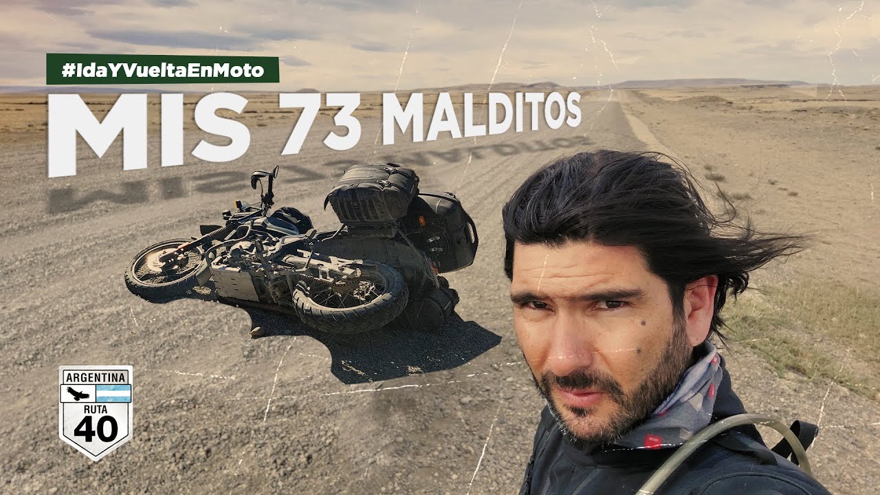 ¡MOTO AL PISO! 🏍️😣 Los 73 kilómetros más difíciles de la Patagonia están acá, en la ruta 40.