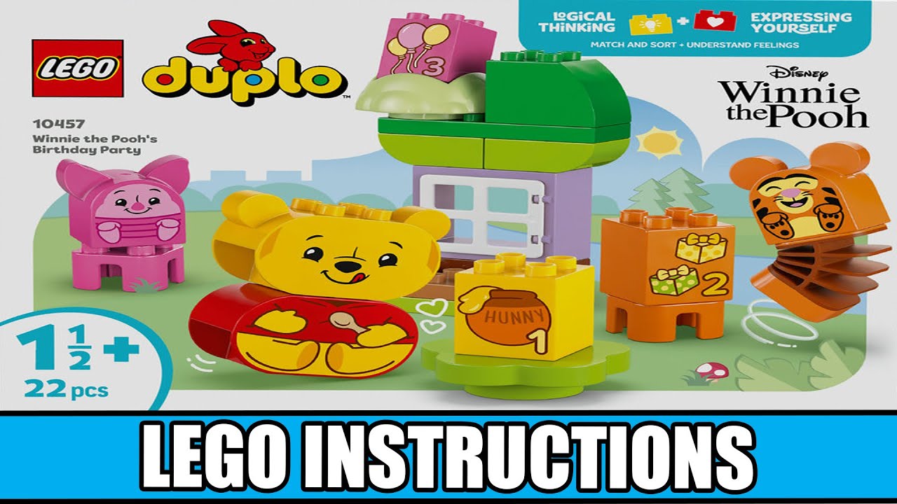 Duplo - Winnie the Pooh's Birthday Party - Winnie the Pooh LEGO instructions