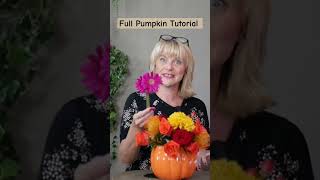 https://youtu.be/wzARBZOaIHc #flowerarrangement #pumpkin #halloween