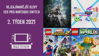 Nejzajímavější slevy her pro Nintendo SWITCH | 2. týden 2021