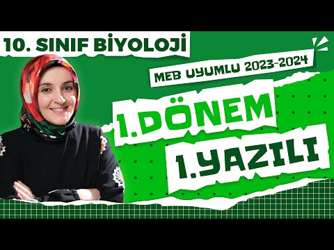 10.SINIF BİYOLOJİ 1.DÖNEM 1.YAZILI 2023 | BİYOLOJİ YAZILIYA HAZIRLIK