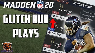 GLITCH RUN PLAYS MADDEN 20 - BEST WAY TO RUN IN MADDEN 20 - STRONG SLOT MADDEN 20 - WIN MORE GAMES