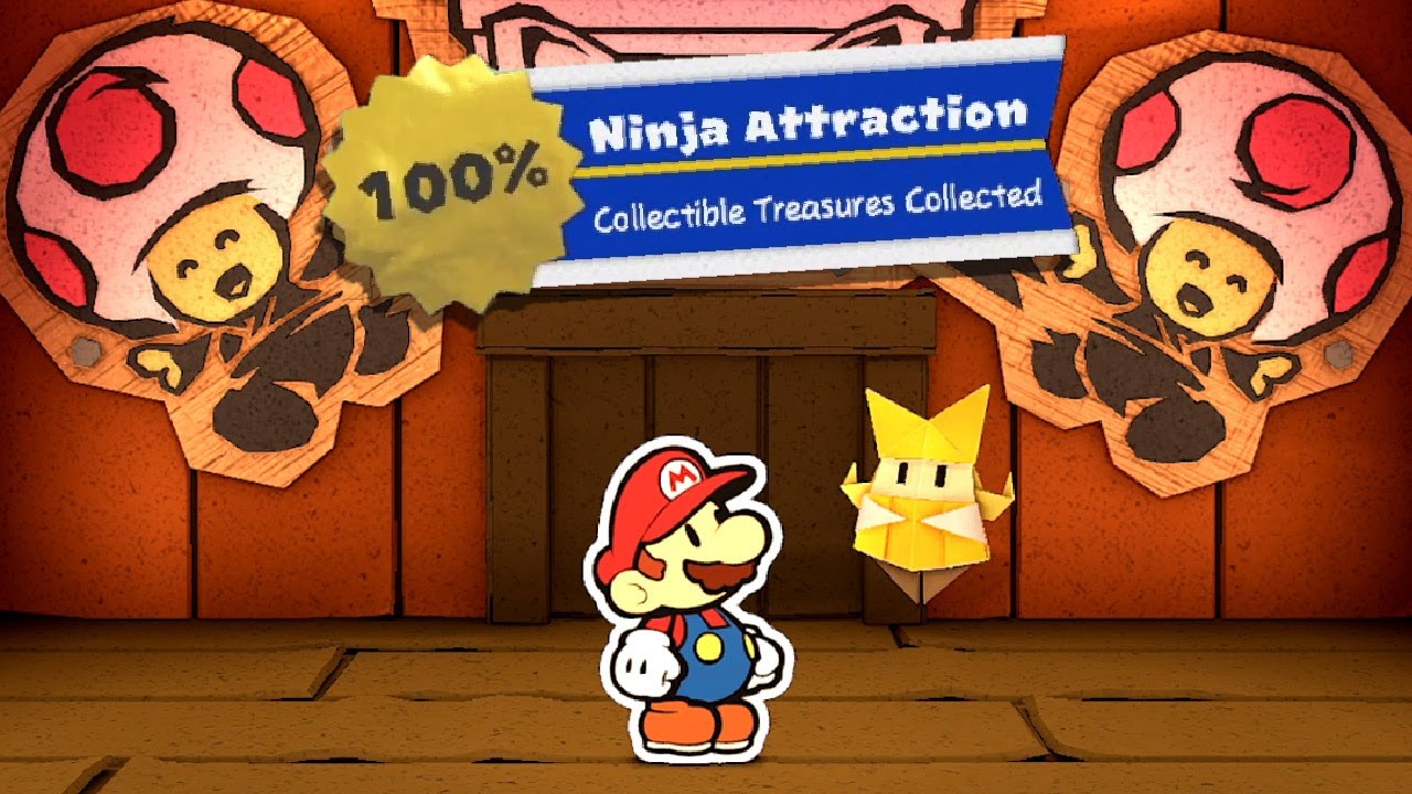 Paper Mario The Origami King Walkthrough Part 13 Ninja Attraction