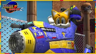 Sonic Adventure 2 Battle - Hidden Base (1st Mission, A-Rank) Tails gameplay