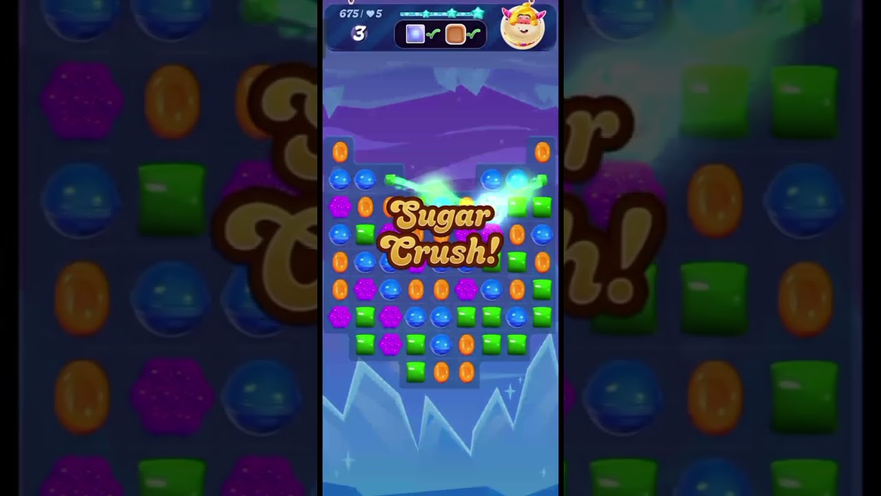 Candy crush saga level 675 & 676 | Candy crush