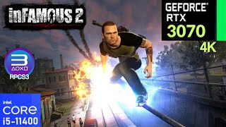 RPCS3 Emulator InFamous 2 4K | RTX 3070 + i5 11400