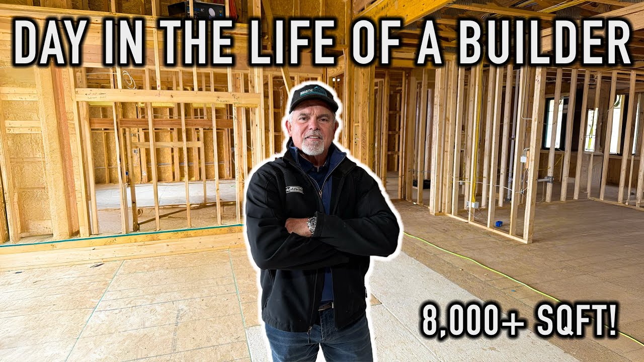 A Day as a LUXURY Custom Home Builder!