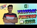Calculate the number of Years between two Dates in Excel