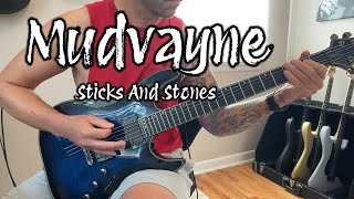 ONE TAKE | Mudvayne - Sticks And Stones (Guitar Cover) NEW SONG 2025!!