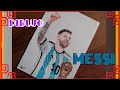 COMO DIBUJAR a MESSI con la COPA del MUNDO realista paso a paso